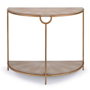 VOGUE SHAGREEN DEMILUNE CONSOLE
