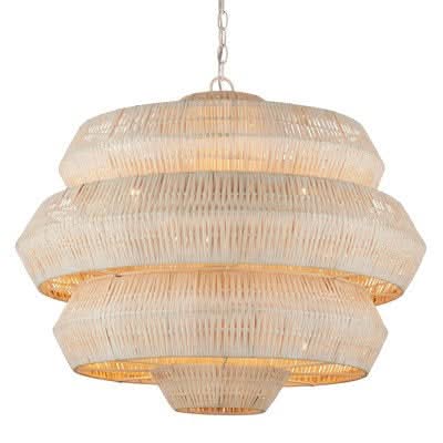 ANTIBES MEDIUM WHITE CHANDELIER