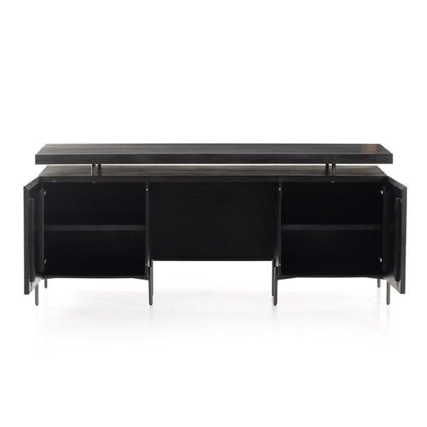 RAFFAEL DESK - CARVED BLACK WASH