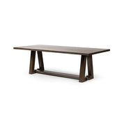 SILVERTON DINING TABLE-SIENNA BROWN OAK