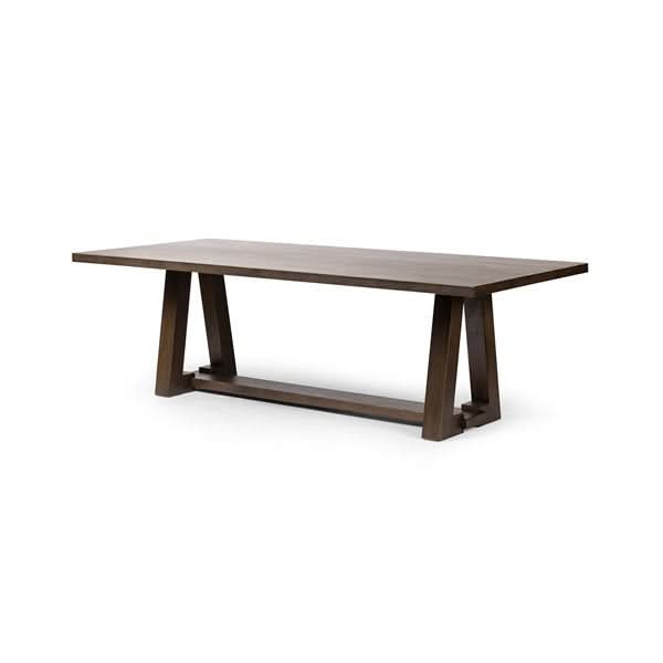 SILVERTON DINING TABLE-SIENNA BROWN OAK
