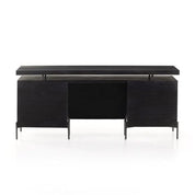 RAFFAEL DESK - CARVED BLACK WASH