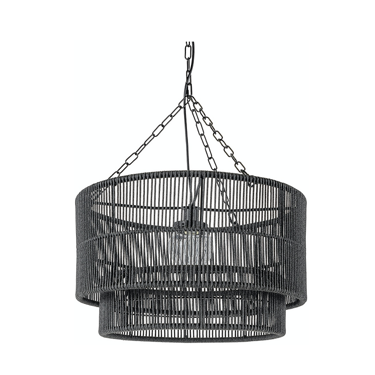 TANNER OUTDOOR PENDANT DRUM BLACK