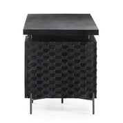 RAFFAEL DESK - CARVED BLACK WASH