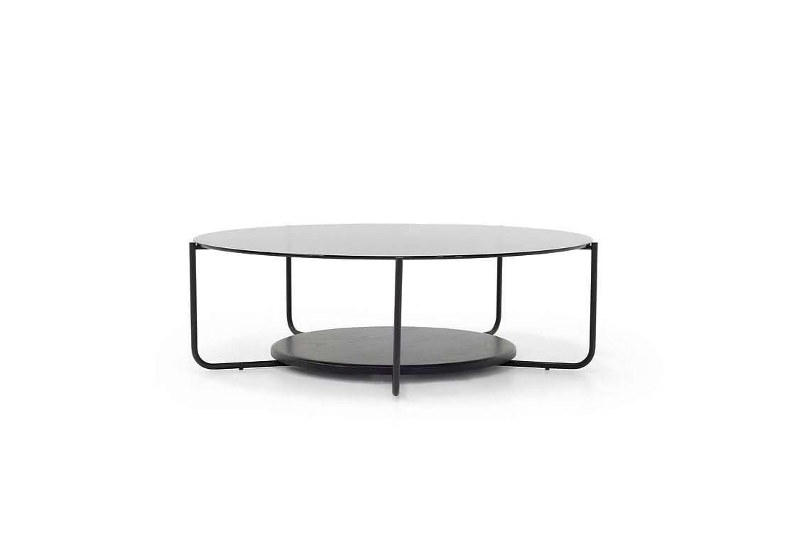 Sonar 48 inch" Drum Coffee Table - Marisol Gullo Interiors
