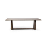 SILVERTON DINING TABLE-SIENNA BROWN OAK