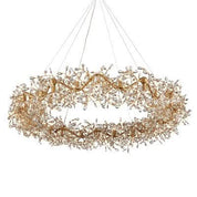 Crystal Bud Grande Ring Chandelier