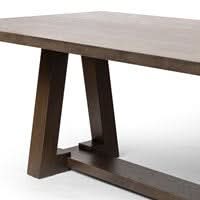 SILVERTON DINING TABLE-SIENNA BROWN OAK