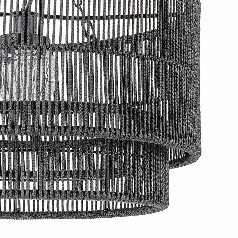 TANNER OUTDOOR PENDANT DRUM BLACK