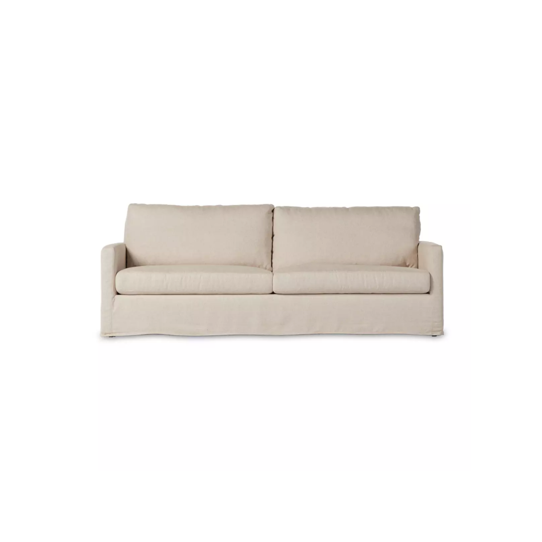 MADDOX SLIPCOVER SOFA-93"-EVERE CREME