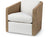 CARMINE SWIVEL LOUNGE CHAIR, NATURAL