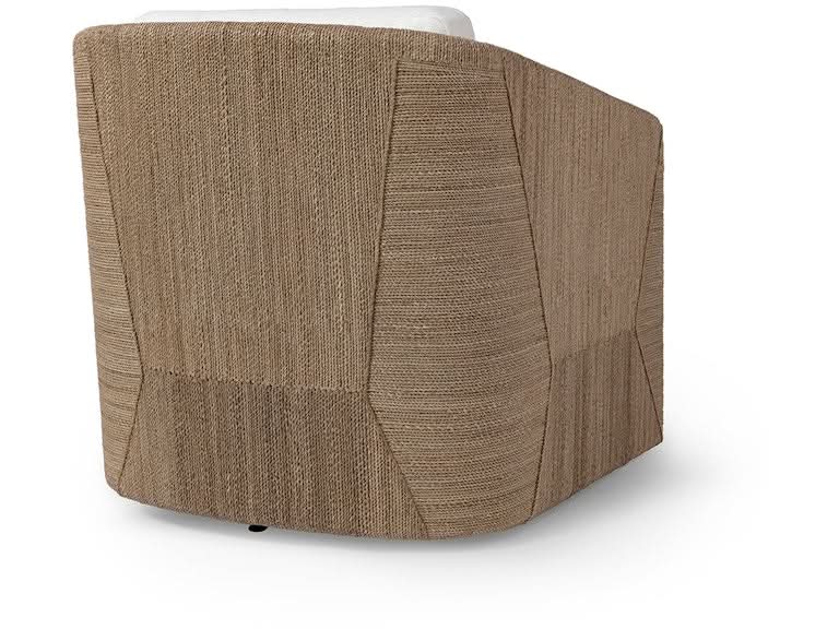 CARMINE SWIVEL LOUNGE CHAIR, NATURAL
