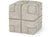 FRITZ ROPE SQUARE OTTOMAN FOG WHITE