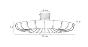 CHAMBERS FLUSH MOUNT