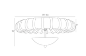 CAMELLA FLUSH MOUNT