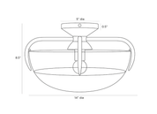 CORONA FLUSH MOUNT
