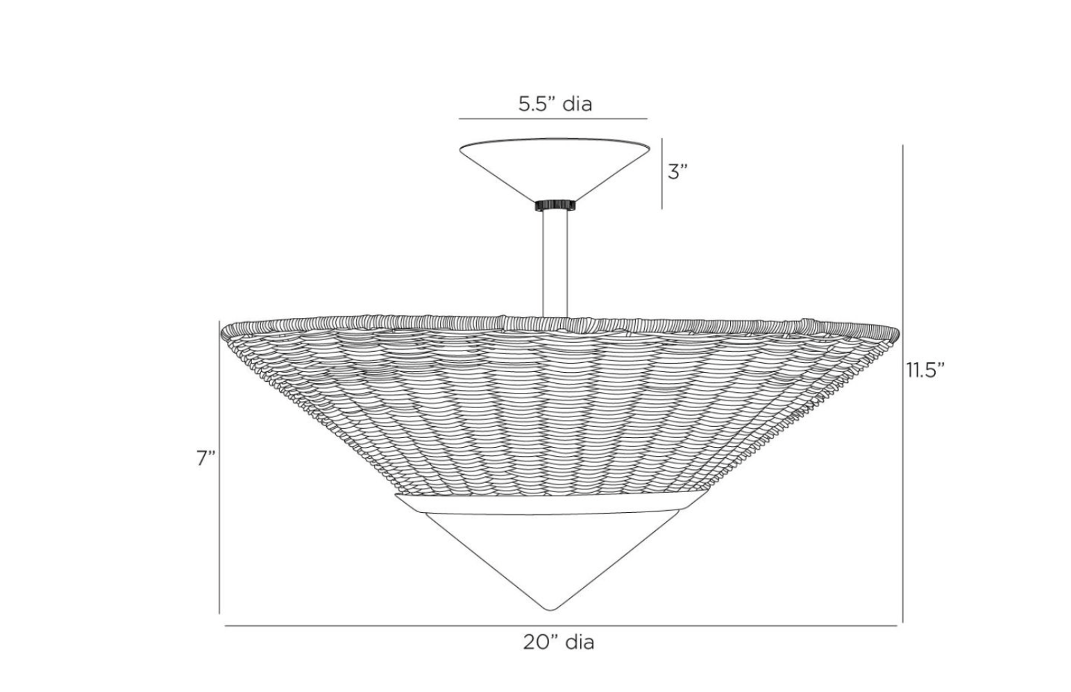 CALISTA FLUSH MOUNT