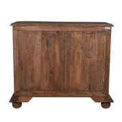 JOAN 3 DRAWER MANGO WOOD DRESSER, DARK BROWN
