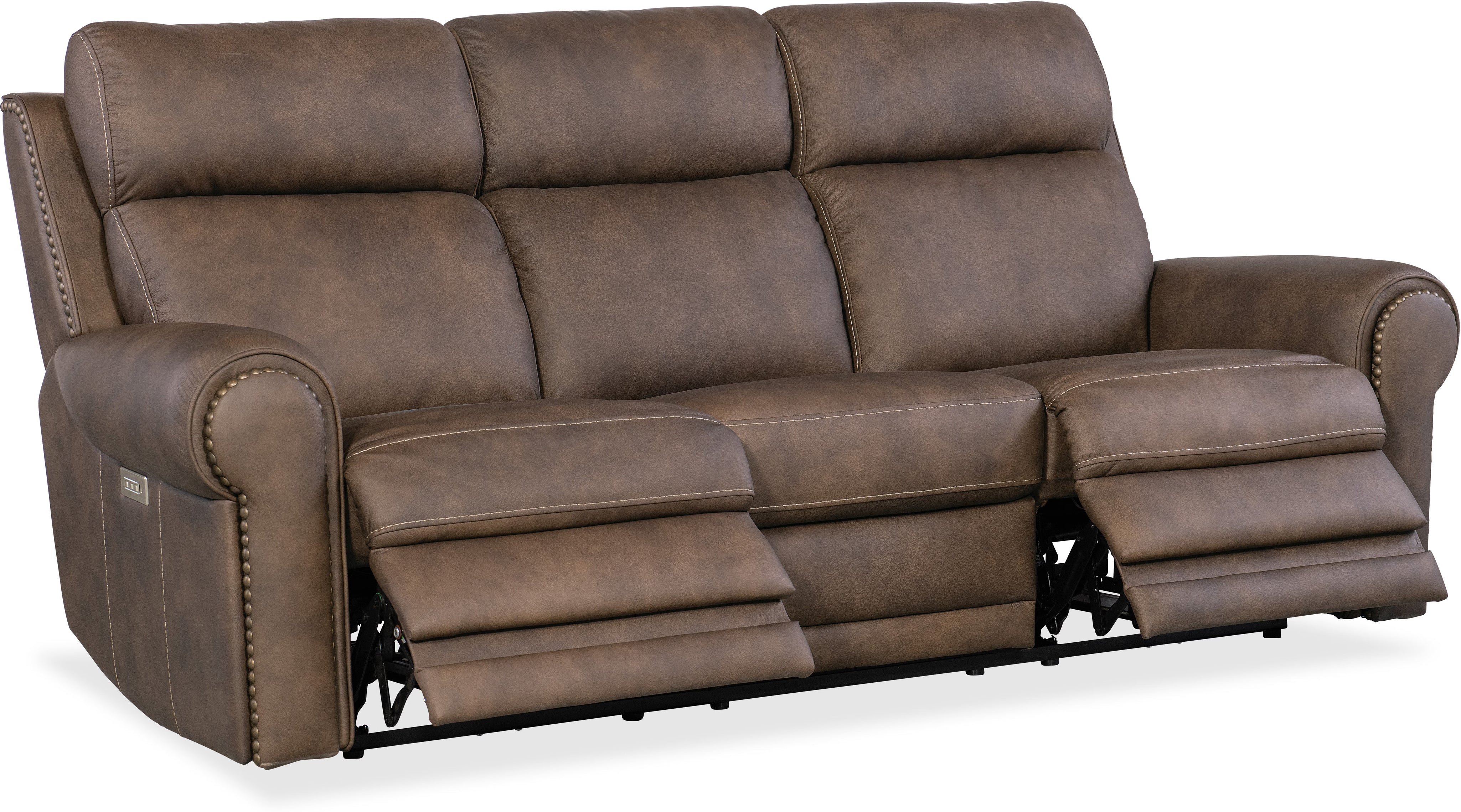 Duncan Power Sofa w/Power Headrest & Lumbar