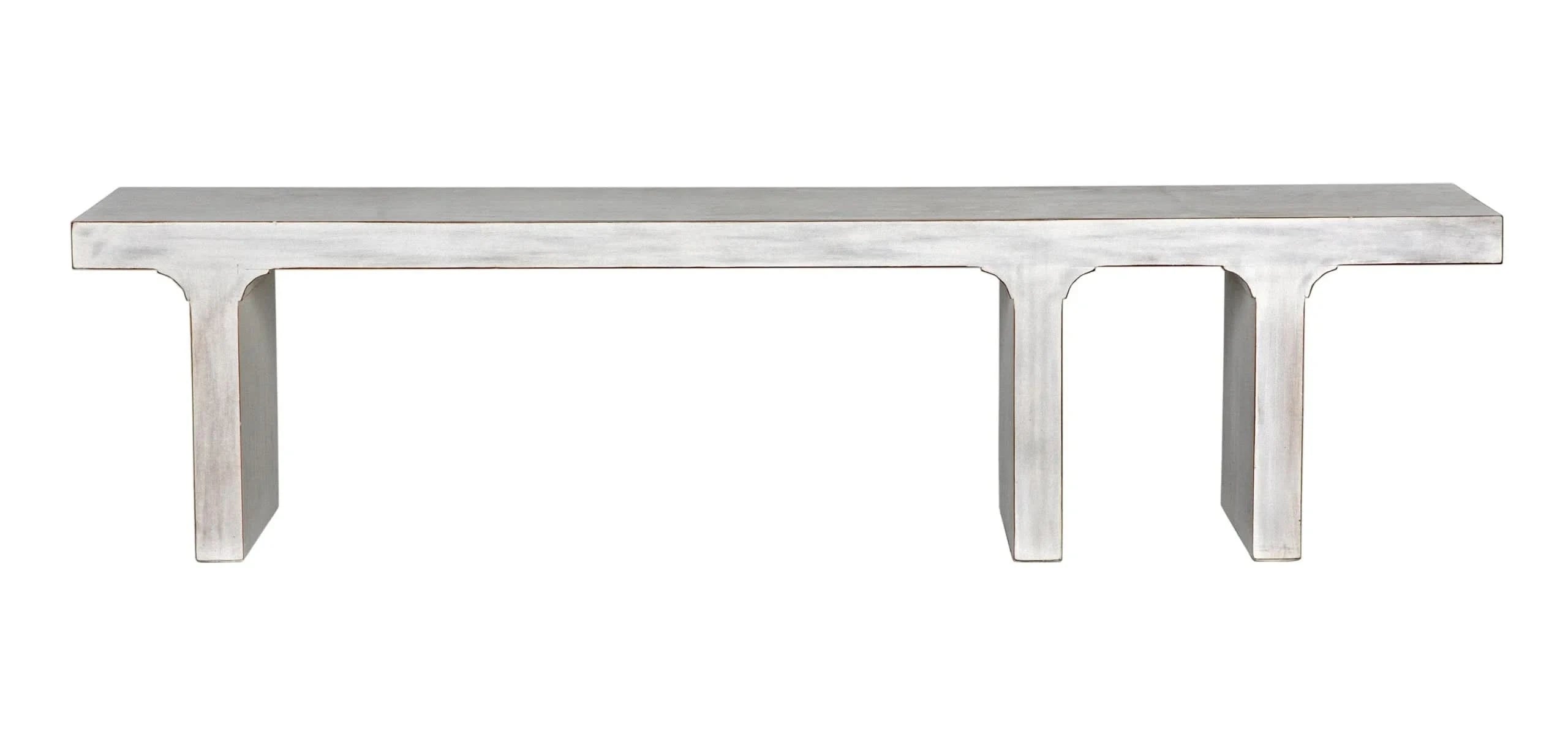 KIR BENCH, WHITE WASH