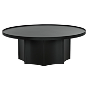 ROME COFFEE TABLE, BLACK STEEL