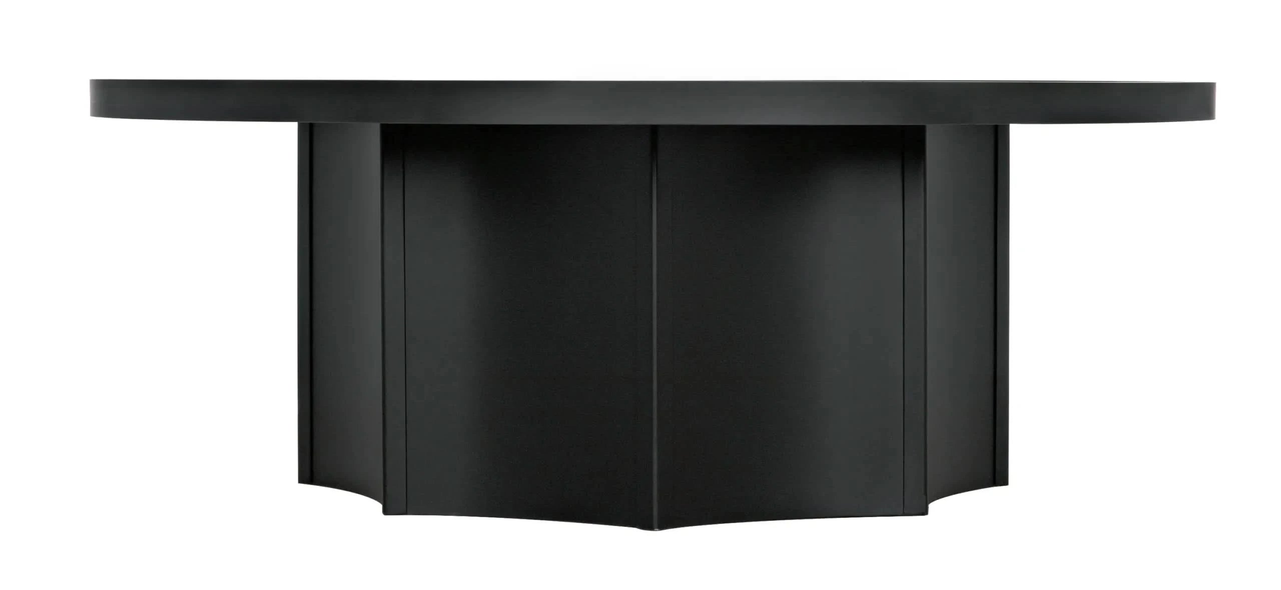 ROME COFFEE TABLE, BLACK STEEL