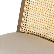 ANTONIA CANE ARMLESS DINING CHAIR