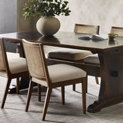 ANTONIA CANE ARMLESS DINING CHAIR
