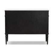 TOULOUSE MARBLE CHEST-DISTRESSED BLACK