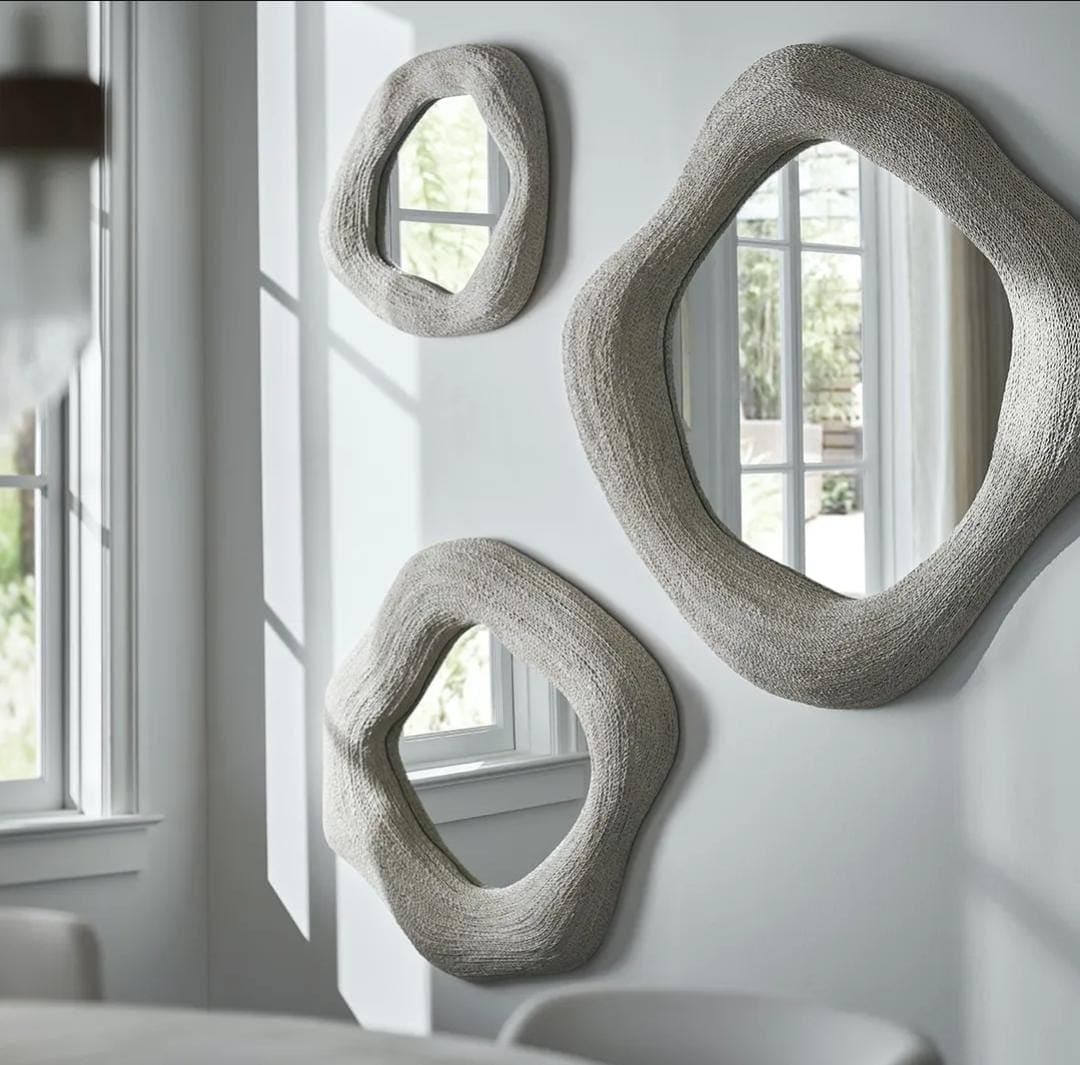 JADEN MIRROR, LARGE, WHITE