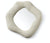 Palecek Jaden Whitewash Rope Wall Mirror Medium – 34in sculptural asymmetric design, coastal natural rope wall art