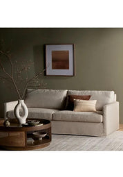 MADDOX SLIPCOVER SOFA-93"-EVERE CREME