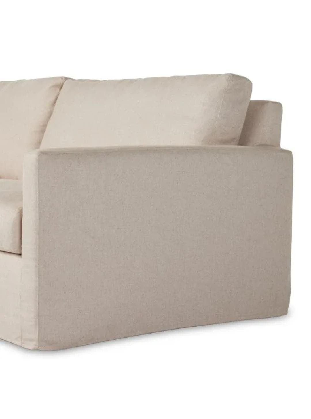 MADDOX SLIPCOVER SOFA-93"-EVERE CREME