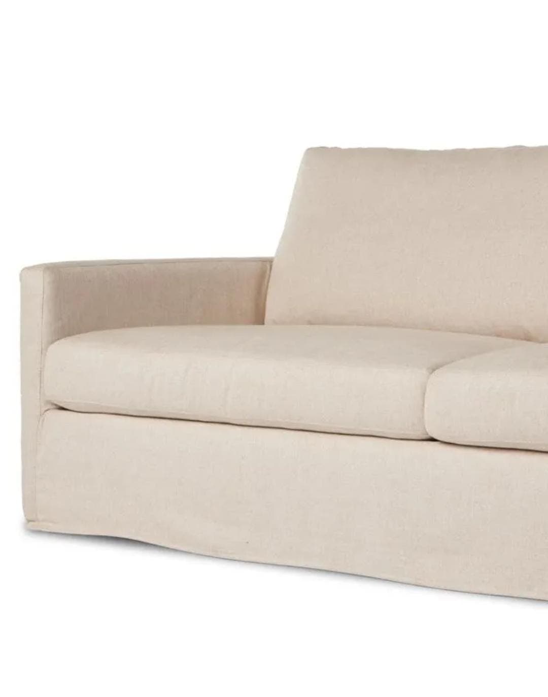 MADDOX SLIPCOVER SOFA-93"-EVERE CREME