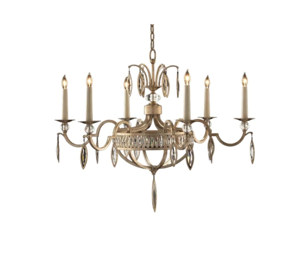 MARQUISE CRYSTAL SIX-LIGHT CHANDELIER