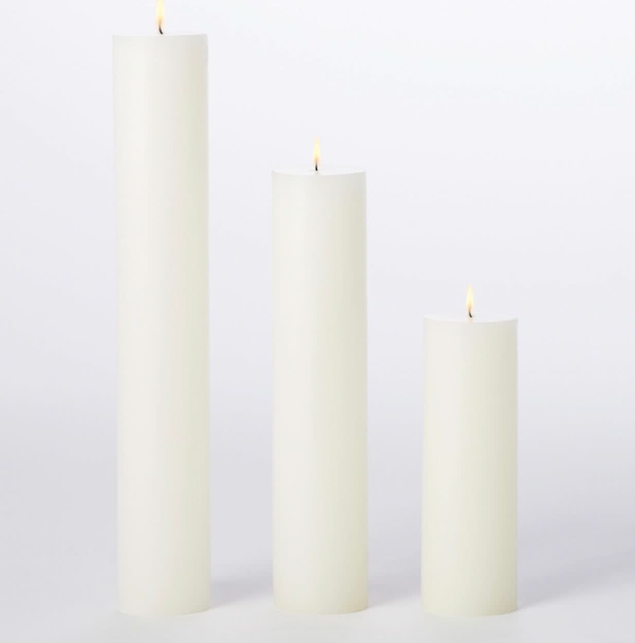 Pillar Candle – Unscented – 2" x 12"