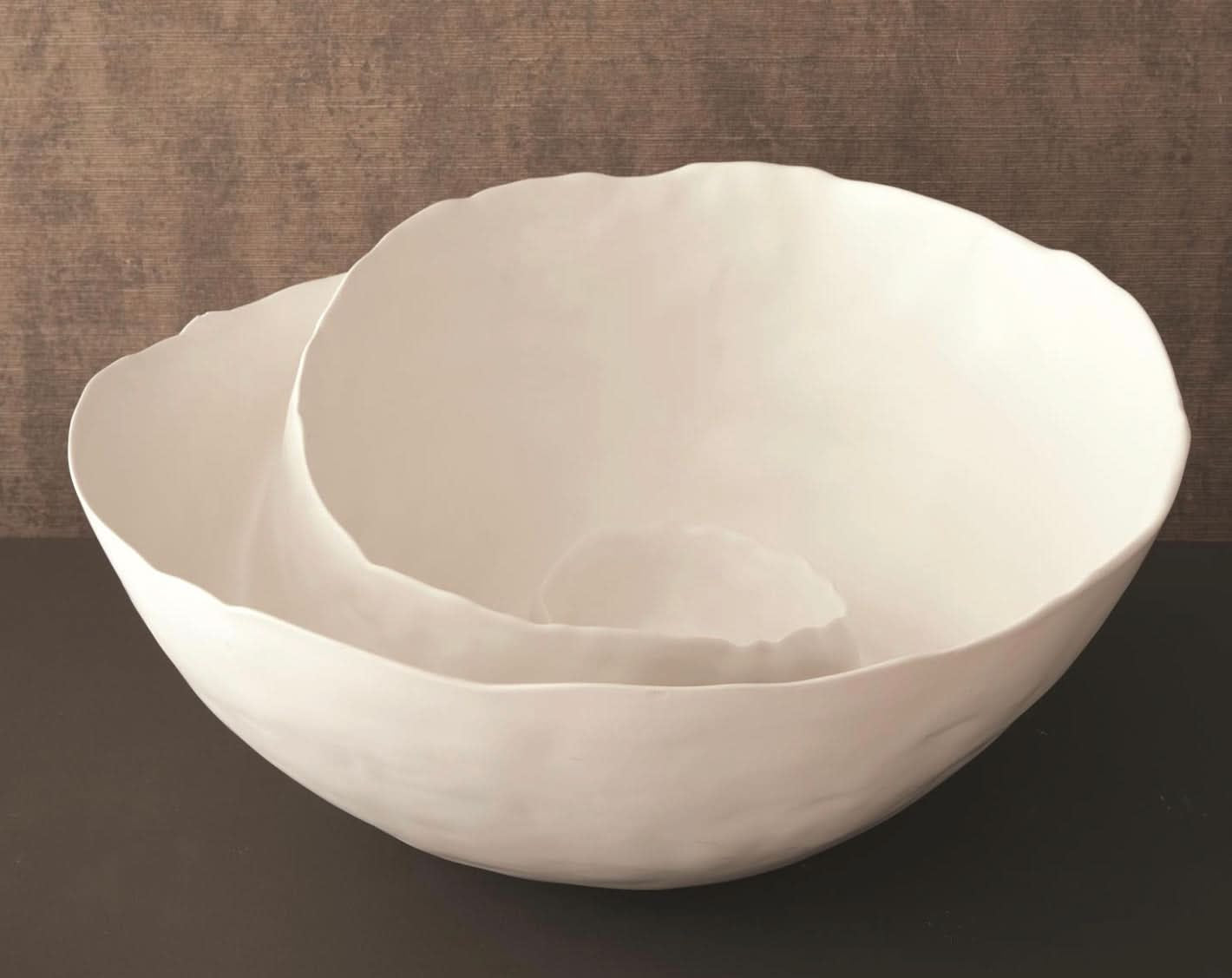 Spiral Bowl – Matte White