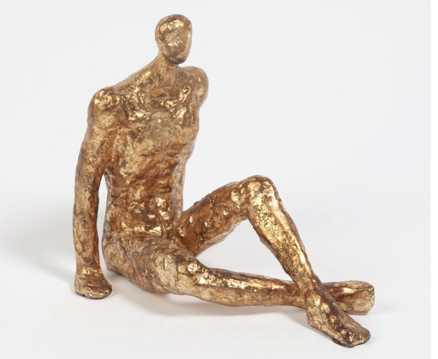 Sitting w/ Legs Crossed – Gold Leaf: