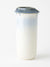Etched Rimmed Vase – Blue – Large
