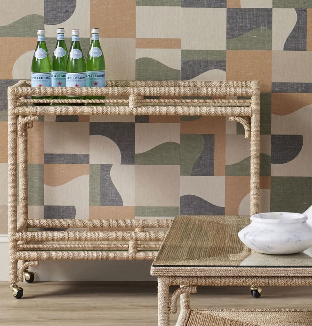 Olisa Rope Bar Cart