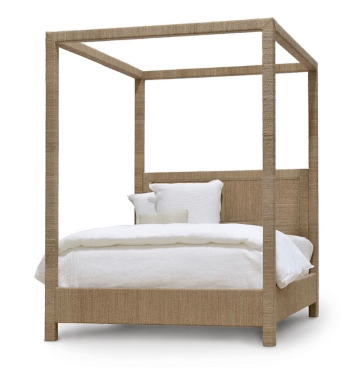 Woodside Canopy Bed Queen Natural