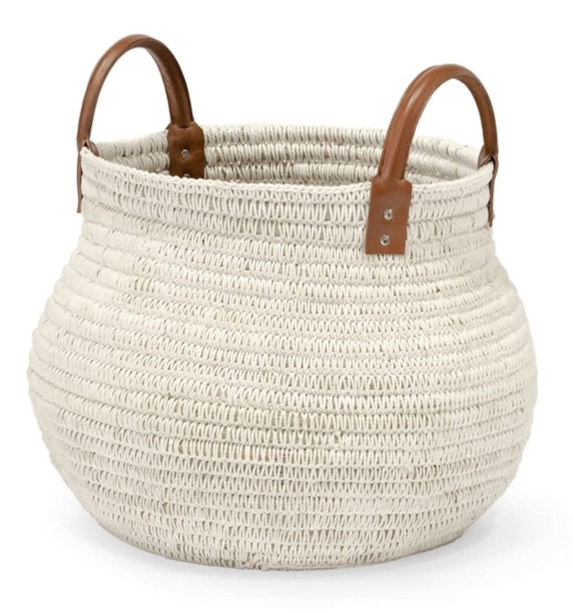 Cairo Basket White Small