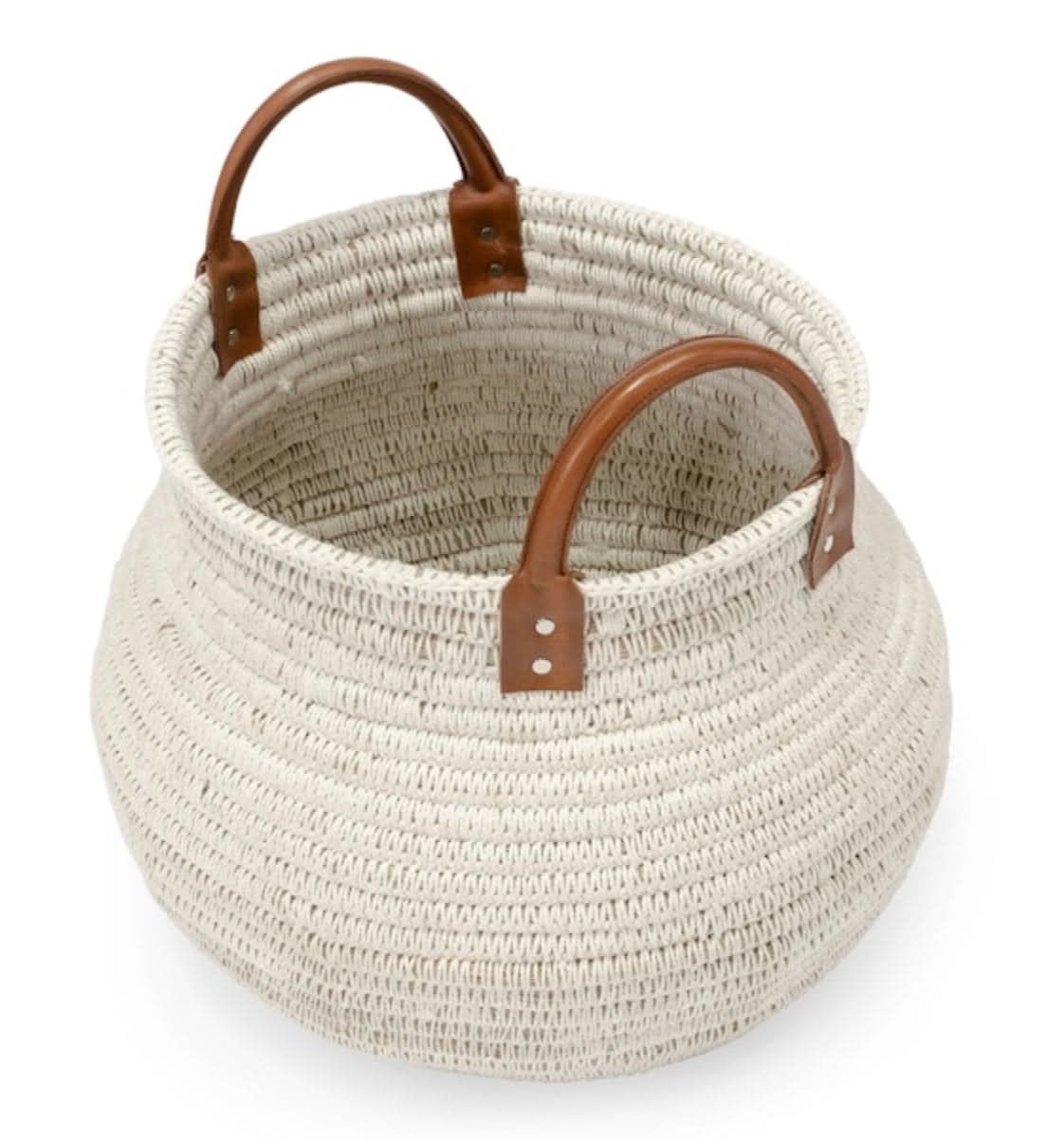 Cairo Basket White Small