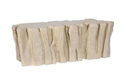 Freeform Root Bench Roman Stone