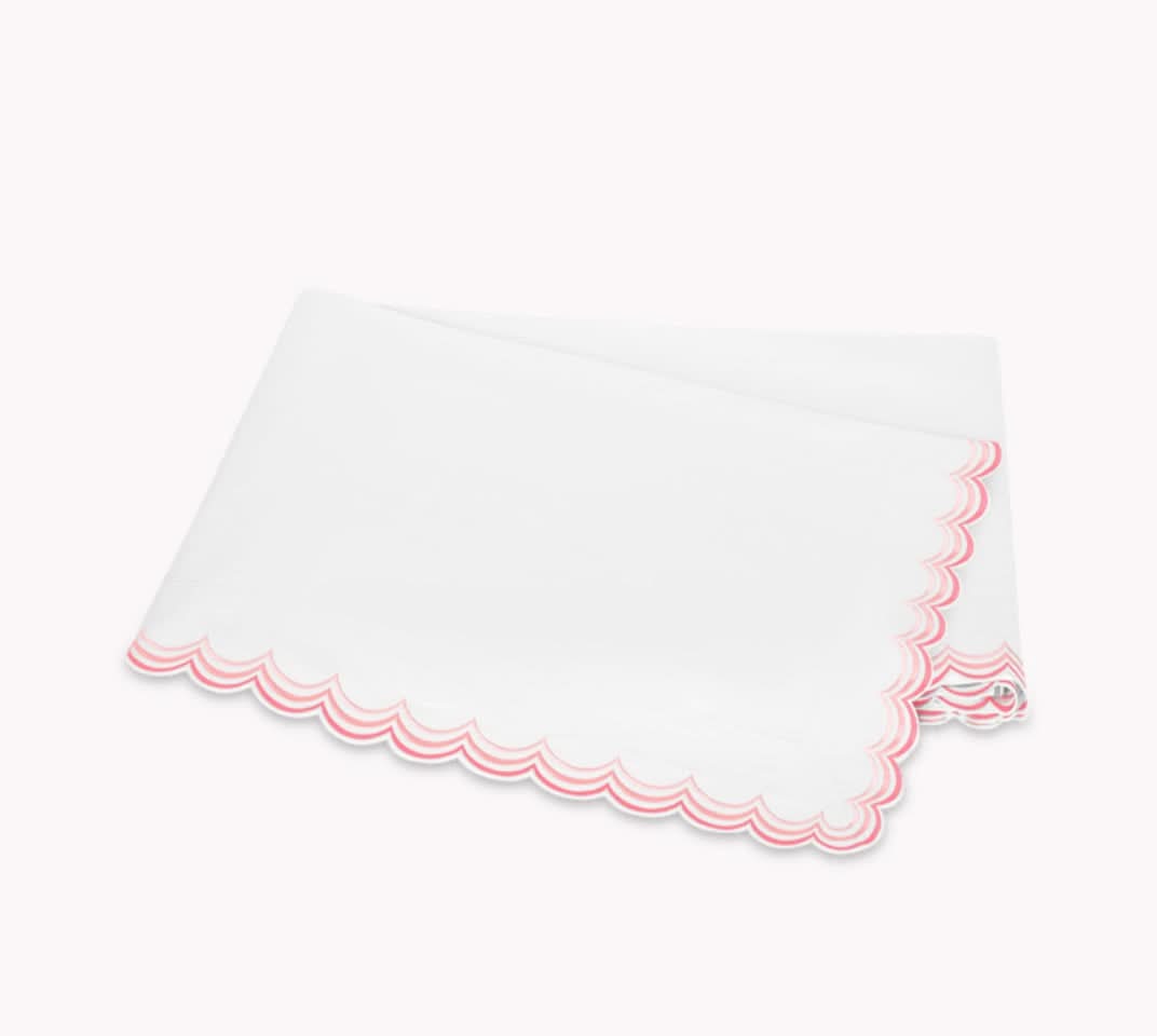 Stella Flat Sheet-King-Pink