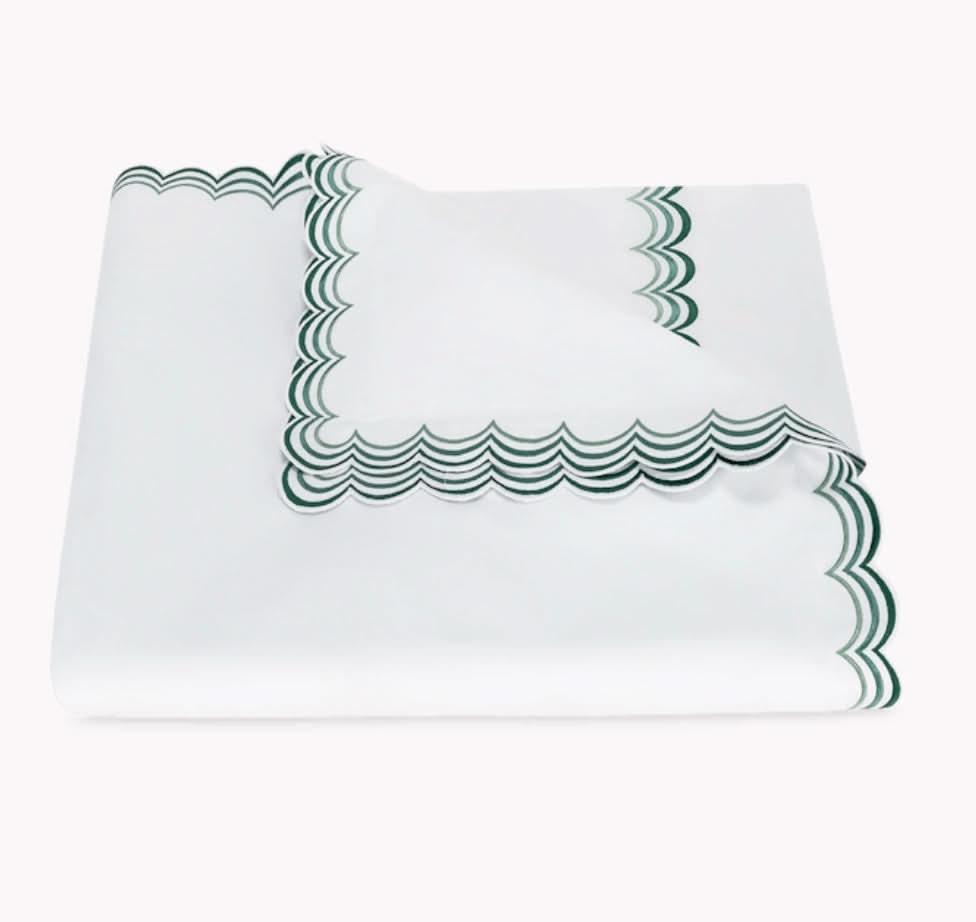 Stella Duvet Cover-Queen-Green