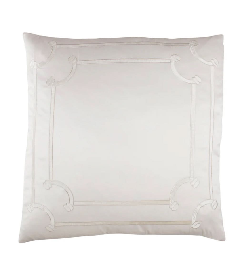 Vendome Euro Pillow – Ivory 26x26