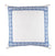Magic European Pillow – White & Azure 28x28
