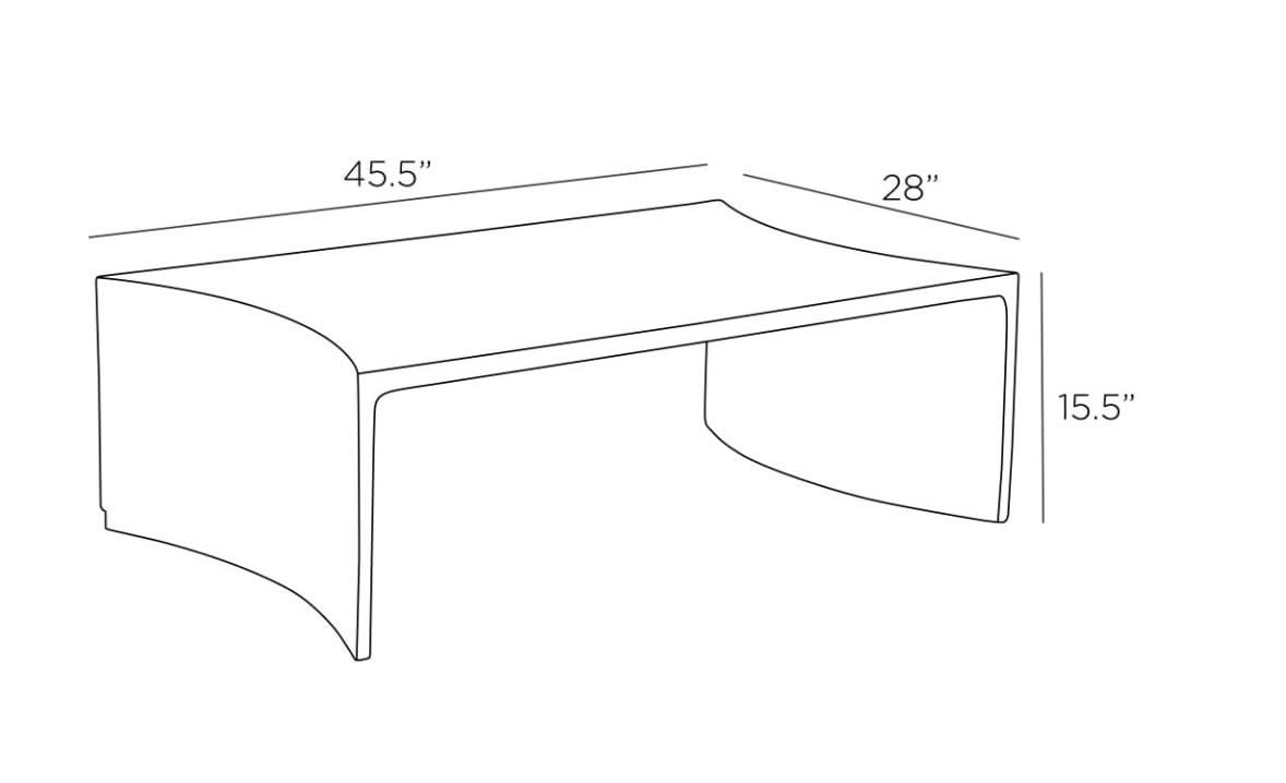 Haney Outdoor Cocktail Table