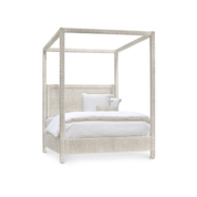 WOODSIDE CANOPY BED, WHITE SAND